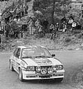 1982 gewinnen Walter Röhrl und sein Beifahrer Christian Geistdörfer die Rallye Monte Carlo mit einem Ascona B 400 und legen den Grundstein für die Rallye-Weltmeisterschaft.